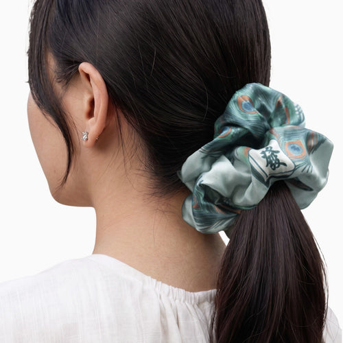 The Lucky Plume Scrunchie