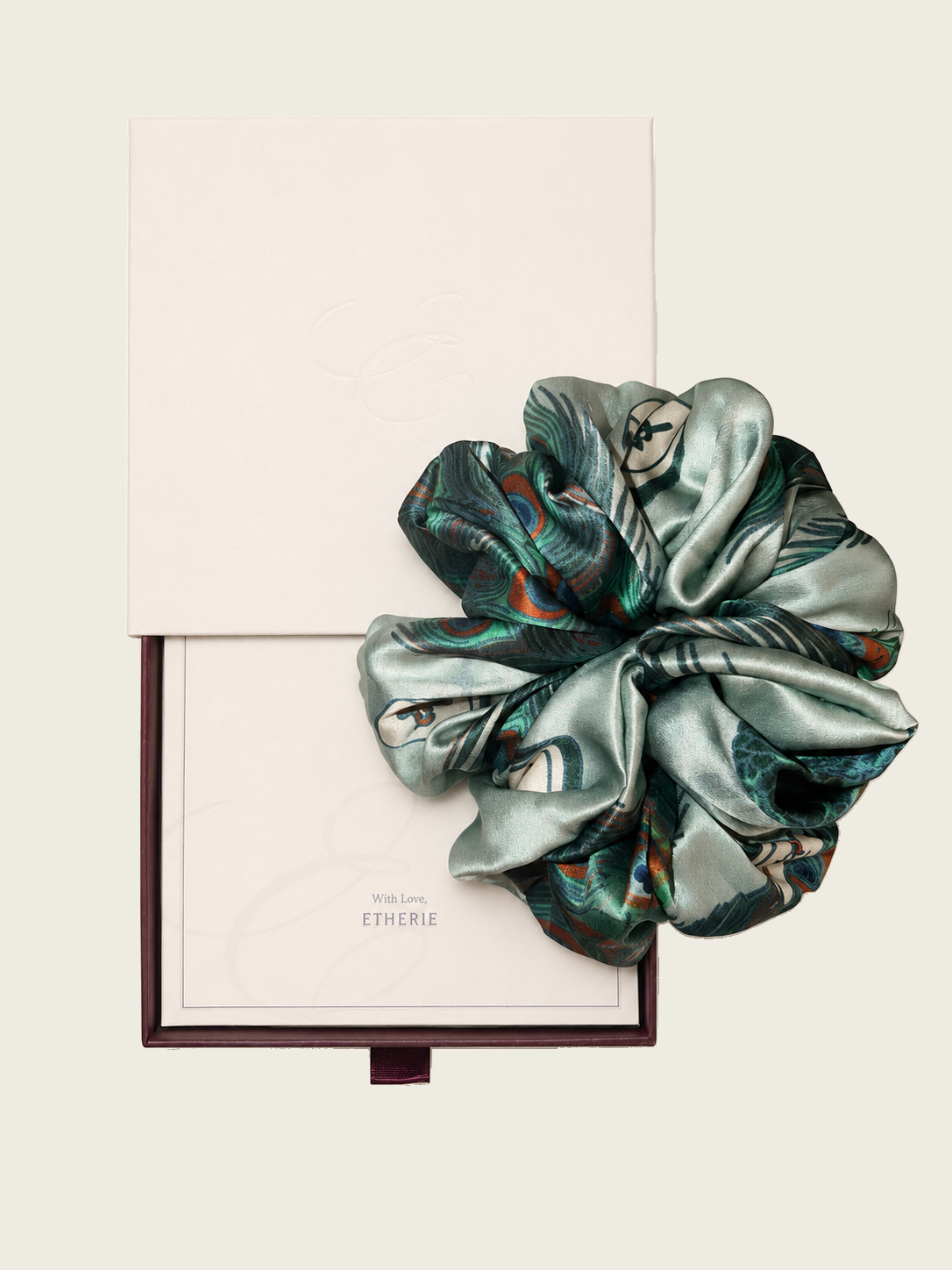 The Lucky Plume Scrunchie